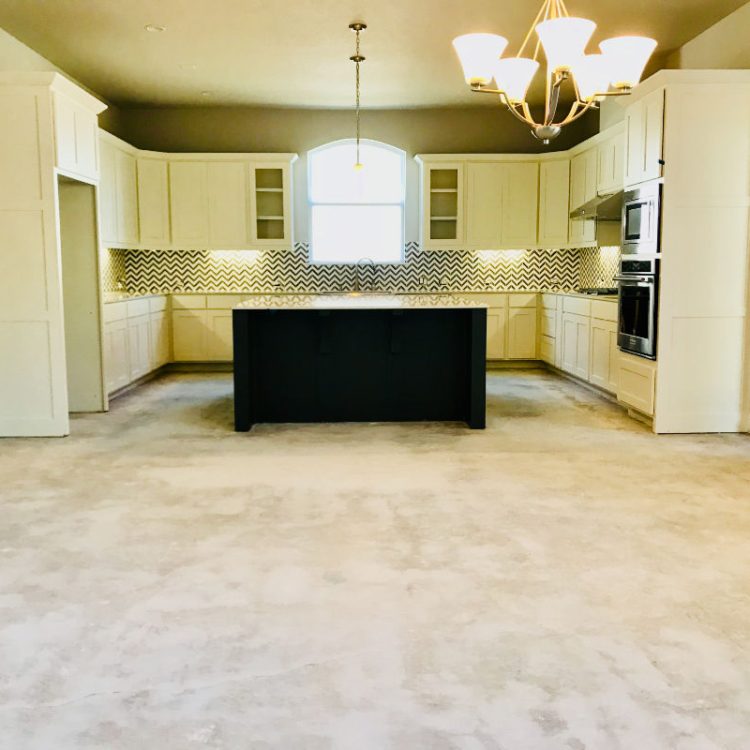 Kitchen floor removal completion