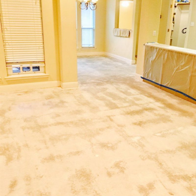 Pflugerville dustless tile removal sample 1